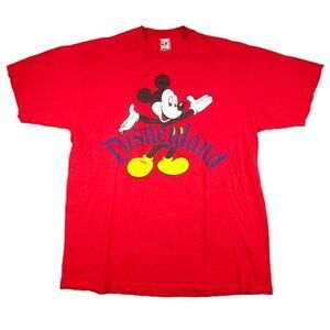 Vintage Mickey Mouse T Shirt Mens Size XL 90s Disneyland Walt Disney Made In USA